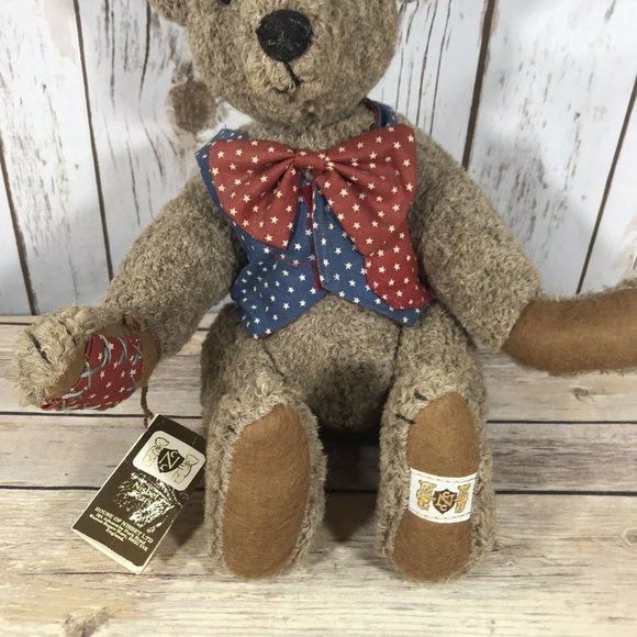 NEW House Of Nisbet Model Theodore B. Bear YES/NO Head Tail #5515 Stuffed - Picture 4 of 12